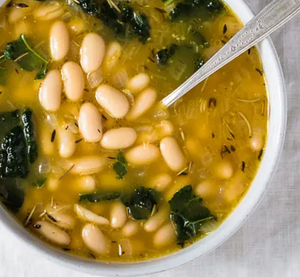Lunch White Bean and Kale Soup -vegan/gf