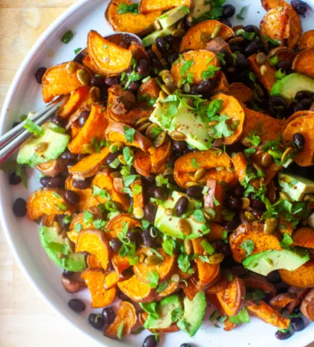 Sweet Potato Salad with Pepita dressing