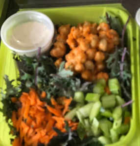 Nashville Hot Chickpea Salad - vegan/gf