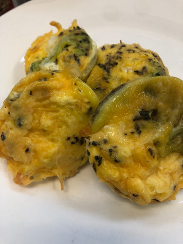 Broccoli and Cheese Cups - vegetarian/gf/paleo/keto