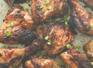 Jerk Chicken with Caribbean Style Rice and Beans and chocolate zucchini bread