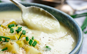 Leek and Potato Soup - vegan/gf