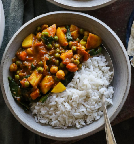 Potato and Spinach Curry - vegan/gf