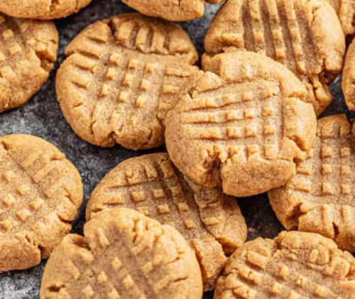 Peanut Butter Cookies  - 6 vegan