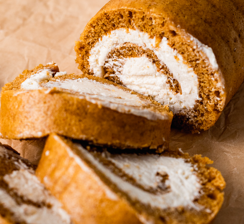 Pumpkin roll - vegan (1/2 roll)