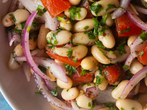Turkish white bean salad - vegan/gf