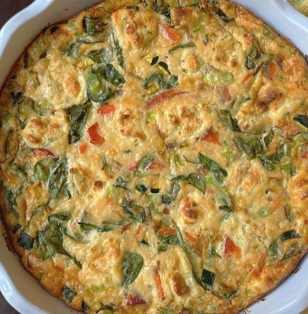 Smoked Salmon Quiche with Crust