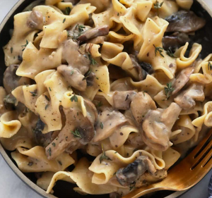 Mushroom Stroganoff- vegetarian