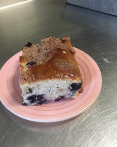 Blueberry Crumb Cake - whole cake