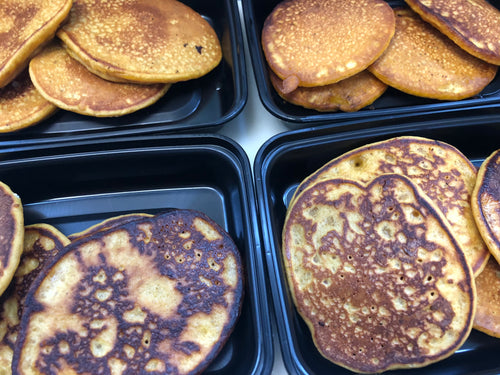 Sweet Potato Protein Pancakes - vegan