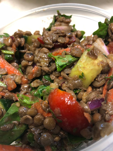 Summer Lentil Salad - vegan/gf