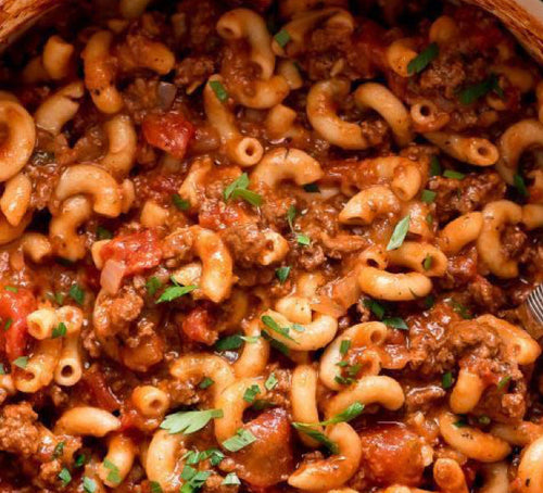 American Turkey Goulash Dinner